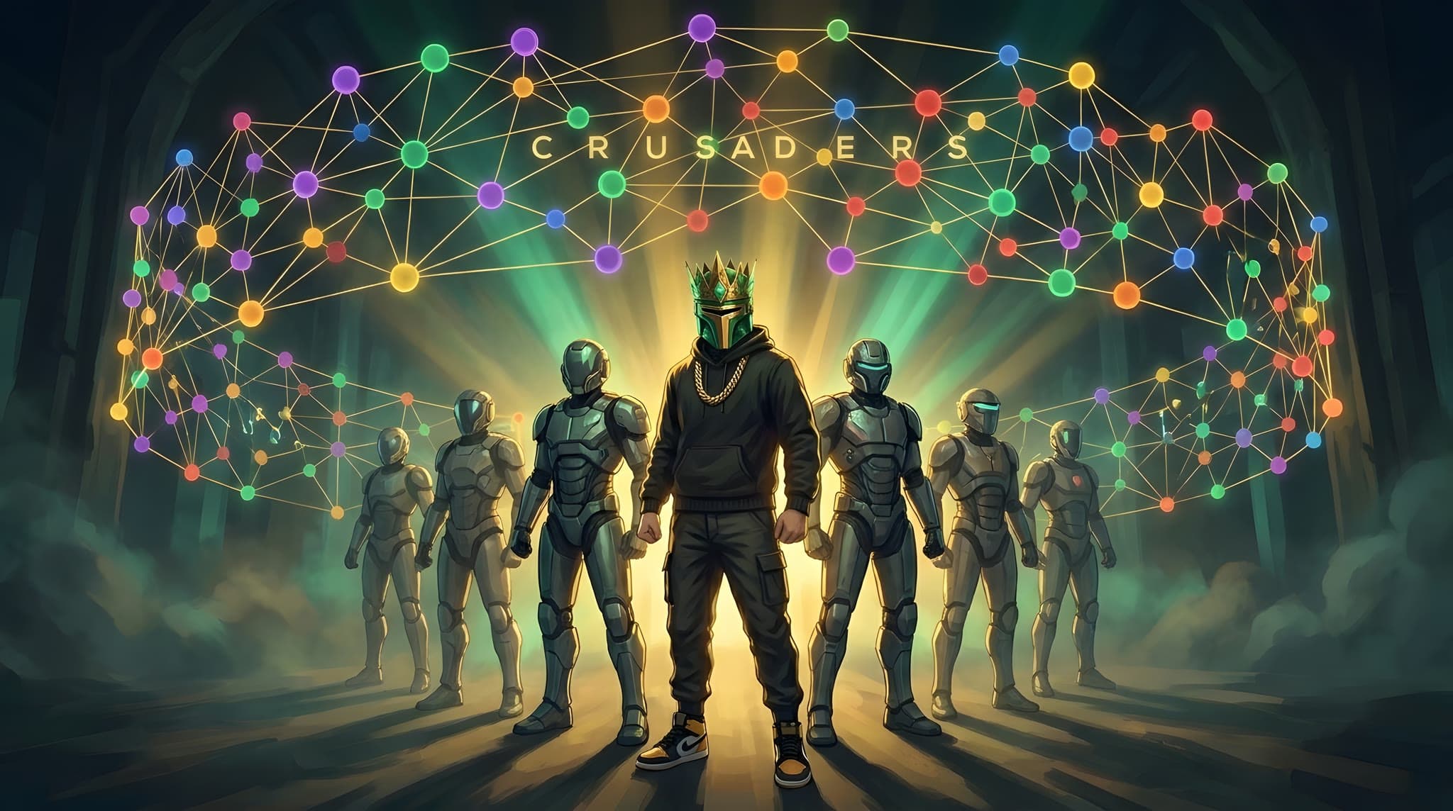 The empire — crusader and agents in the knowledge graph