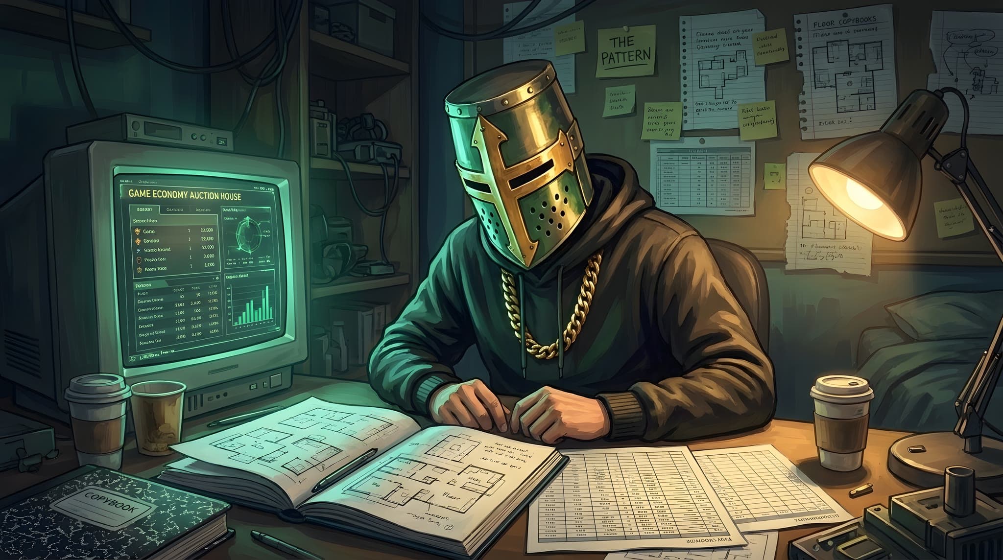 The young system-builder — copybooks, a CRT, a bot running overnight