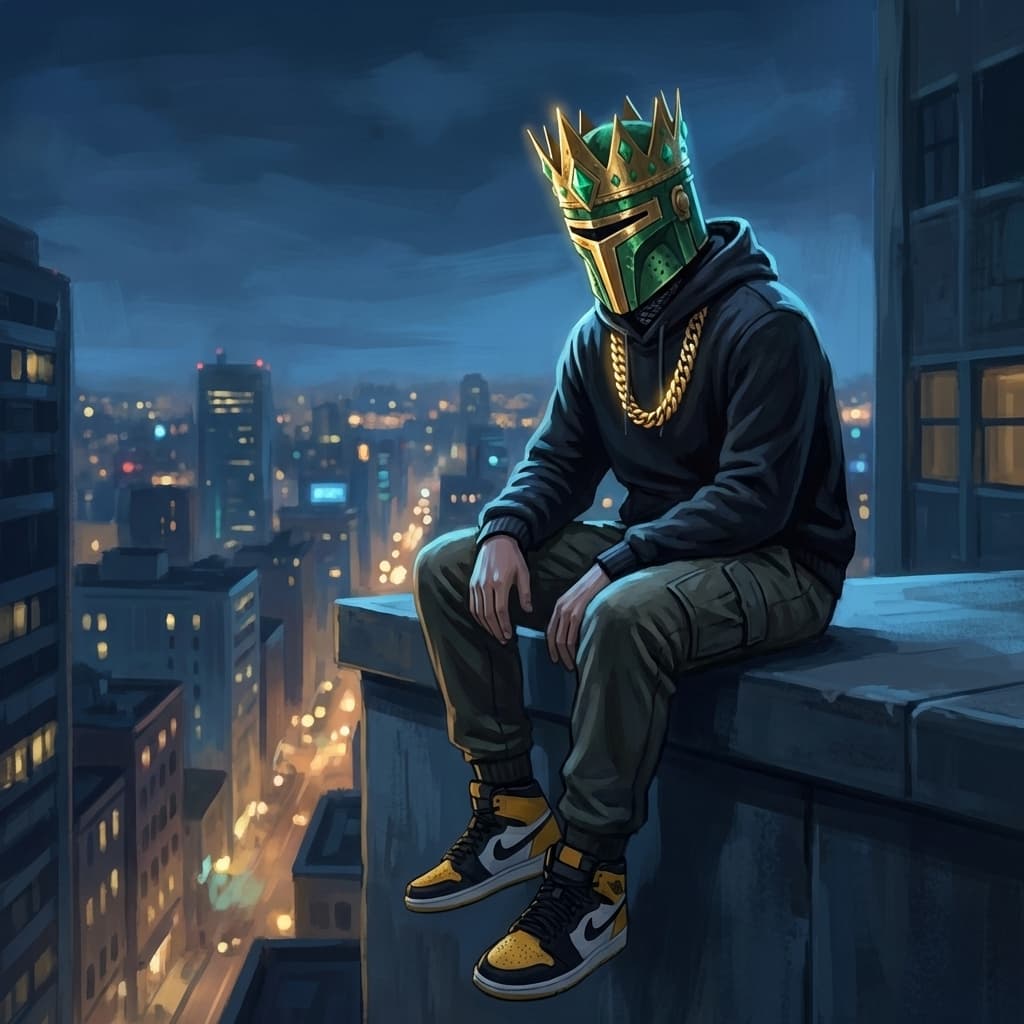 The Crusader, contemplating